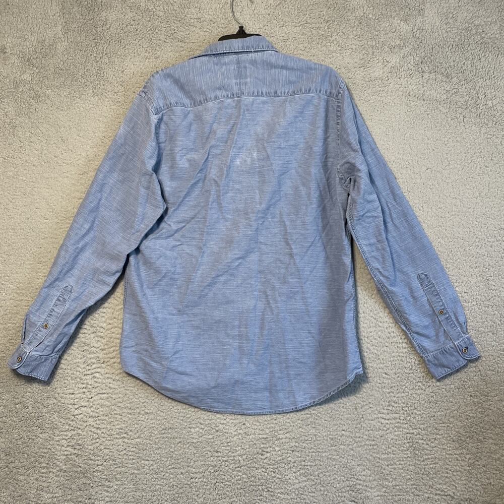 Zara Womens Relaxed Fit Oversized Denim Overshirt XL Pocket - Picture 11 of 15